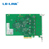 LR-LINK marque LRES1006PF-6SFP PCIe x4 Six ports 6 * SFP Gigabit Fiber 1000Base-X Multi Port Fiber Optic SFP NIC Carte réseau