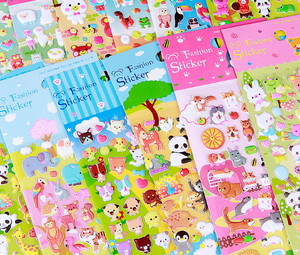 Мультяшные животные 3D Милые пышные наклейки премия детские наклейки - Product Image 2