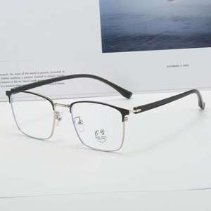 9921 kustom cahaya biru memblokir pegas engsel fleksibel berengsel bingkai kacamata optik - Product Image 5