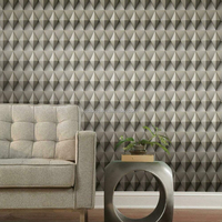 Revêtement mural en pierre géométrique 3D moderne de haute qualité, écologique, imperméable, bloc artificiel DIY pour villa, hôtel, salle de bain