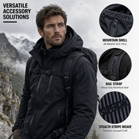 Ruban Jacquard en Nylon Écologique à Motif Personnalisé, Tissé Double Face Haute Densité pour Vestes et Sacs Techwear, OEM ODM