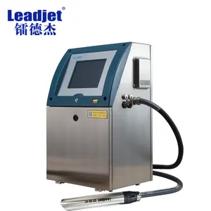 Industrial Touchscreen Continuous Inkjet Date Batch Coding Marking Machine For Beverage/Bottle/Plastic Film