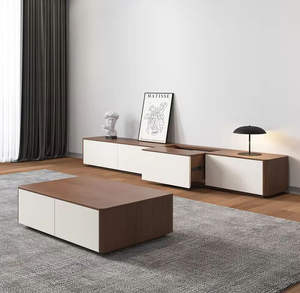 Meuble TV en bois italien moderne élégant et personnalisable, nouveau design, blanc, pour votre salon - Product Image 6