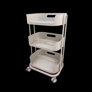 รถเข็นเก็บของสำหรับร้านเสริมสวย รุ่นใหม่ทันสมัย เรียบง่าย สวยงาม พร้อมลิ้นชัก - Product Image 6