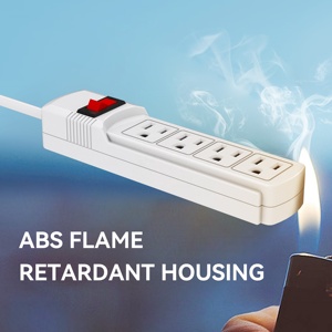 Panama chúng tôi điện dải bảo vệ tăng 4 cửa hàng với 3ft mở rộng dây điện thanh treo tường cho văn phòng nhà trắng - Product Image 4