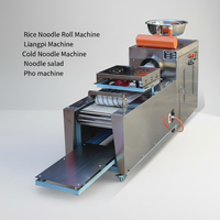 Machine commerciale automatique à rouleaux de nouilles de riz en acier inoxydable, type tiroir, pour la fabrication de Liangpi cuit à la vapeur