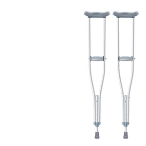 Aluminum Alloy Crutches Adjustable 9 Levels Non Slip For Elderly Support Walking Aid - Product Image 3