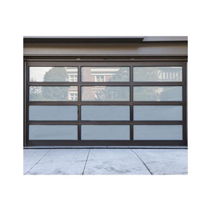<span class=keywords><strong>Porte</strong></span> <span class=keywords><strong>de</strong></span> <span class=keywords><strong>garage</strong></span> <span class=keywords><strong>sectionnelle</strong></span> sans cadre moderne <span class=keywords><strong>de</strong></span> haute qualité avec verre trempé double couche - Product Image 5