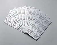 Circuit imprimé en aluminium LED personnalisé, 1,5 mm, cuivre 35 µm, sans plomb HASL, OEM pour luminaires LED