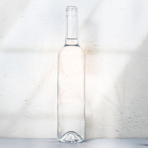 व्हिस्की ब्रांडी रम रत्न शराब के लिए 500 मिली लंबी पारदर्शी कांच की बोतलें - Product Image 4