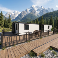Maison Modulaire Mobile Personnalisable 20Ft 40Ft, Maison Conteneur Préfabriquée Extensible, Tiny House Préfabriquée 2, 3 ou 4 Chambres
