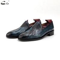 Chaussures en cuir pour hommes Cie L308 de haute qualité, fabriquées à la main, avec lettres découpées au laser et coutures Blake.