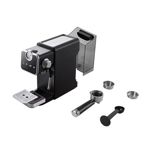 Machine à expresso semi-automatique professionnelle noire avec manomètre de pré-infusion et commande tactile – Offre spéciale Europe - Product Image 5