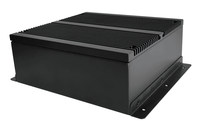 Hitam Mini PC DDR3 4K 30Hz IPC6100 ke-6 7th Gen Core I3 I5 I7cpu Processor 6 * COM Port untuk Gaming komputer
