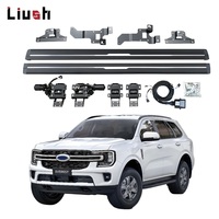 Marchepied latéral électrique étanche Liush Power pour Ford Everest 2016 + marche rétractable de voiture automatique en alliage d'aluminium