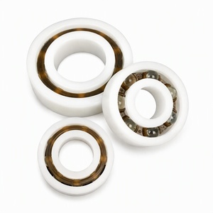 Rodamiento de Bolas de Ranura Profunda 6202 15x35x11mm, Rodamiento de Bolas de Plástico POM, Jaula de Nylon con Bolas de Vidrio para Dispositivos Médicos - Product Image 1
