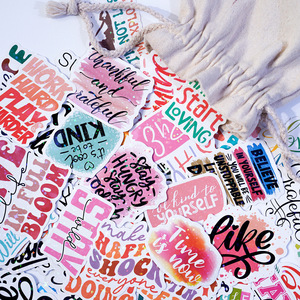 Không thấm nước PVC phim hoạt hình chết cắt Vinyl Sticker phim hoạt hình dễ thương nhãn với bề mặt mờ đặt hàng tối thiểu 100pcs - Product Image 2