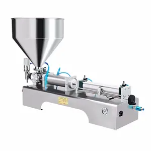 Low viscosity food liquid industrial liquid semi automatic filling machine
