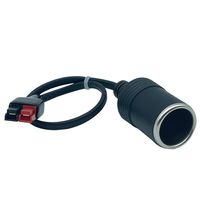 Cable de Extensión de 16 AWG con Conector para Encendedor de Cigarrillos, Adaptador para Estación de Energía Portátil y Panel Solar