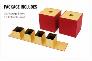 Caja de Calendario de Adviento Navideño con Diseño de Cubo Único, Caja Misteriosa Vacía de Cartón Rígido para Regalos Sorpresa de Lujo al por Mayor - Product Image 6