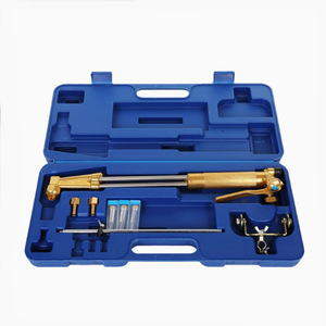 Kit de torche de découpe Harris, taille moyenne, oxygène, acétylène, propane, outil de soudage, norme américaine, plaqué cuivre, interrupteur simple - Product Image 1