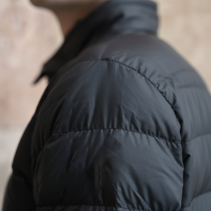 Chaqueta acolchada unisex personalizada para hombre, abrigo de invierno con diseño de burbujas, informal, de cuero, talla XL, con cremallera, fabricantes al por mayor para exteriores - Product Image 1