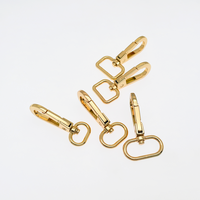 Mousqueton ovale pivotant à gâche de 19 mm et 25 mm pour sangle de sac, connecteur de porte-clés, vente en gros