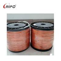 Cable Eléctrico RIPO 10% 15% Cobre CCA CCAM, Alambre Esmaltado, Sólido, Ligero, 24 AWG, 300V