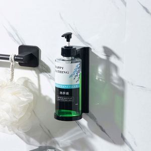 Distributeur de savon mural manuel Shuyasheng au design moderne pour shampoing, gel douche, sous-flacon, usage domestique et salle de bain - Product Image 2