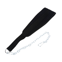 Cinturón de levantamiento de pesas personalizado y cómodo, con cadena de doble anilla en D, soporte lumbar para levantamiento de pesas, de algodón, nailon y acero, para uso doméstico.