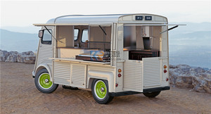 Camión de Comida Móvil Vintage, Carrito de Comida Eléctrico para Helados, Café, Cerveza, Hot Dogs, Tacos, Cocina Móvil, Restaurante - Product Image 5