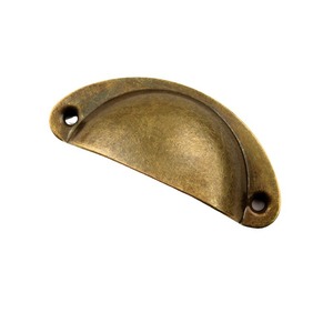 Tirador de Cajón Chengyu con Forma de Media Empanada, de Hierro, Estilo Chino, Duradero, Decoración de Superficie, Herraje para Gabinetes - Product Image 5