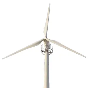Yüksek verimli komple Set 5KW yatay eksen rüzgar türbini alternatif enerji jeneratörleri rüzgar güneş hibrid güç sistemi