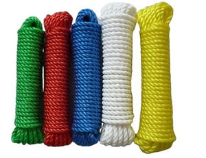 Hot bán nguyên chất liệu <span class=keywords><strong>PE</strong></span> <span class=keywords><strong>PP</strong></span> Polypropylene 3 sợi dây thừng xoắn - Product Image 3