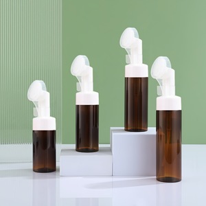 בקבוק קוסמטי PET בצבע ענבר 150ml 5oz עם משאבת קצף 42mm - Product Image 6