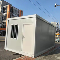 Usine directe 20 pieds Conteneur détachable conçu sur mesure Construction modulaire préfabriquée Immeuble de bureaux Entrée de salon