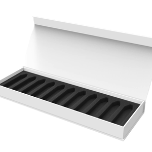 En kaliteli özel Logo tasarım kozmetik dövme ambalaj lüks gümüş sıcak damgalama dövme şişeleri için manyetik hediye kutusu - Product Image 1