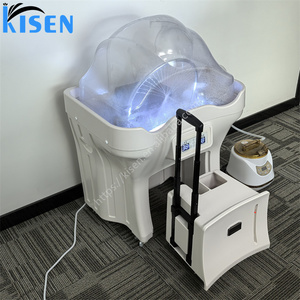 High <strong>Quality</strong> Kisen Salon <strong>Furniture</strong> Removable Headspa Shampoo Basin Portable Shampoo Bowl Sink With <strong>Water</strong> Tank - Product Image 4