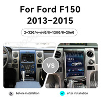 MOOKAKA-Radio de coche de 12,1 pulgadas para Ford F150 2013-2015, reproductor de DVD para coche, reproductor multimedia de vídeo, navegación GPS, unidad principal estéreo para coche