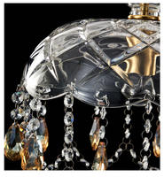 Plafonnier d'entrée d'allée de couloir simple petits lustres en cristal suspension pour table à manger