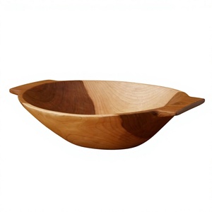 Cuencos para Servir Galletas de Madera de Acacia Real, Acabado Natural, Tamaño Personalizado, Logotipo, Estilo Vintage, Ecológico, BS INTERNATIONAL Party - Product Image 6