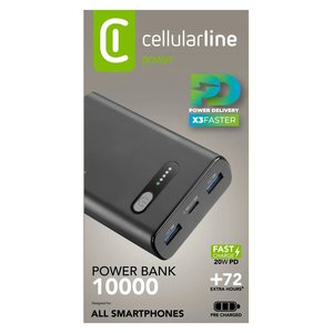 Cargador portátil FAST CHARGER Negro (Batería 10000mAh) Power Delivery PBFAST01PD10000K - Product Image 2