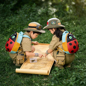 <span class=keywords><strong>Mochila</strong></span> Infantil LOY con Diseño de Mariquita, Pantalla LED Inteligente, Impermeable, Ligera, para la Escuela - Product Image 5