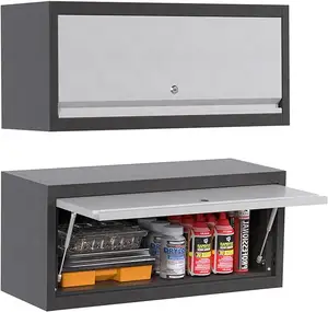 Wall Cabinet Storage Professional Flip Up Tools Locker Carbon Steel Wall Storage Cabinet With Door