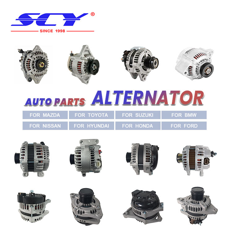 Auto Parts Car Truck Alternator for CHEVROLET Toyota Land Cruiser Honda Civic Nissan Suzuki Mitsubishi Ford Auto Car Alternator