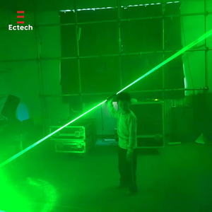 Mạnh mẽ 2 đầu ra chất béo chùm 530nm màu xanh lá cây có thể sạc lại 100mW cầm tay ánh sáng <span class=keywords><strong>laser</strong></span> hiển thị Đảng Disco Dance Lazer hiển thị - Product Image 4