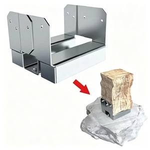Base <span class=keywords><strong>de</strong></span> Anclaje Ajustable <span class=keywords><strong>para</strong></span> Postes <span class=keywords><strong>de</strong></span> Concreto <span class=keywords><strong>de</strong></span> Alta Resistencia 4x4 con Soporte <span class=keywords><strong>de</strong></span> 1 Pulgada <span class=keywords><strong>para</strong></span> Terraza, Pérgola, Patio, Gazebo, Porche - Product Image 2