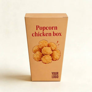 Factory Wholesale Food <b>Box</b> Takeout Packaging <b>Box</b> Chicken Chops Fried Go <b>Burger</b> Folders Custom French Fries Catering Container - Product Image 1