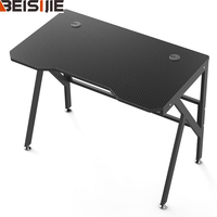 Beisijie Table de jeu pour PC à des prix abordables Bureau de jeu de course en forme de K pour Gamer