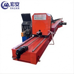 เครื่องขึ้นรูปโครงประตูอัตโนมัติ Hauan Reliable พร้อมมอเตอร์, แบริ่ง, ปั๊ม PLC รับประกัน 3 ปี กำลังไฟ 11.5KW สำหรับงานขนาดใหญ่ - Product Image 1